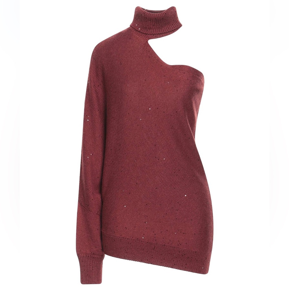 Brunello Cucinelli one shoulder sweater mint condition